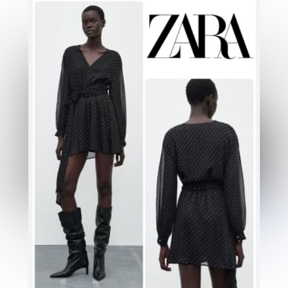 Zara Belted Sexy Dress - Picture 3 of 8